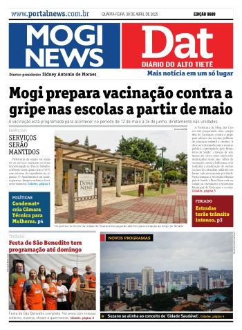 Edição Mogi News/DAT - 30 de abril de 2024