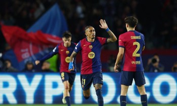 Liga dos Campeões: Rafinha marca e garante empate de Barça com Inter