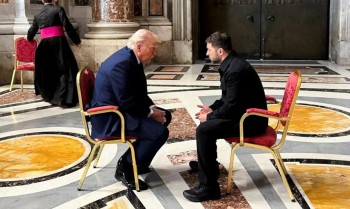 Zelensky diz que discutiu defesa aérea e sanções com Trump no Vaticano