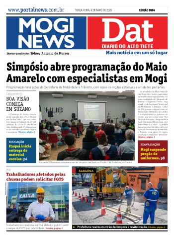 Edição Mogi News/DAT - 6 de maio de 2025