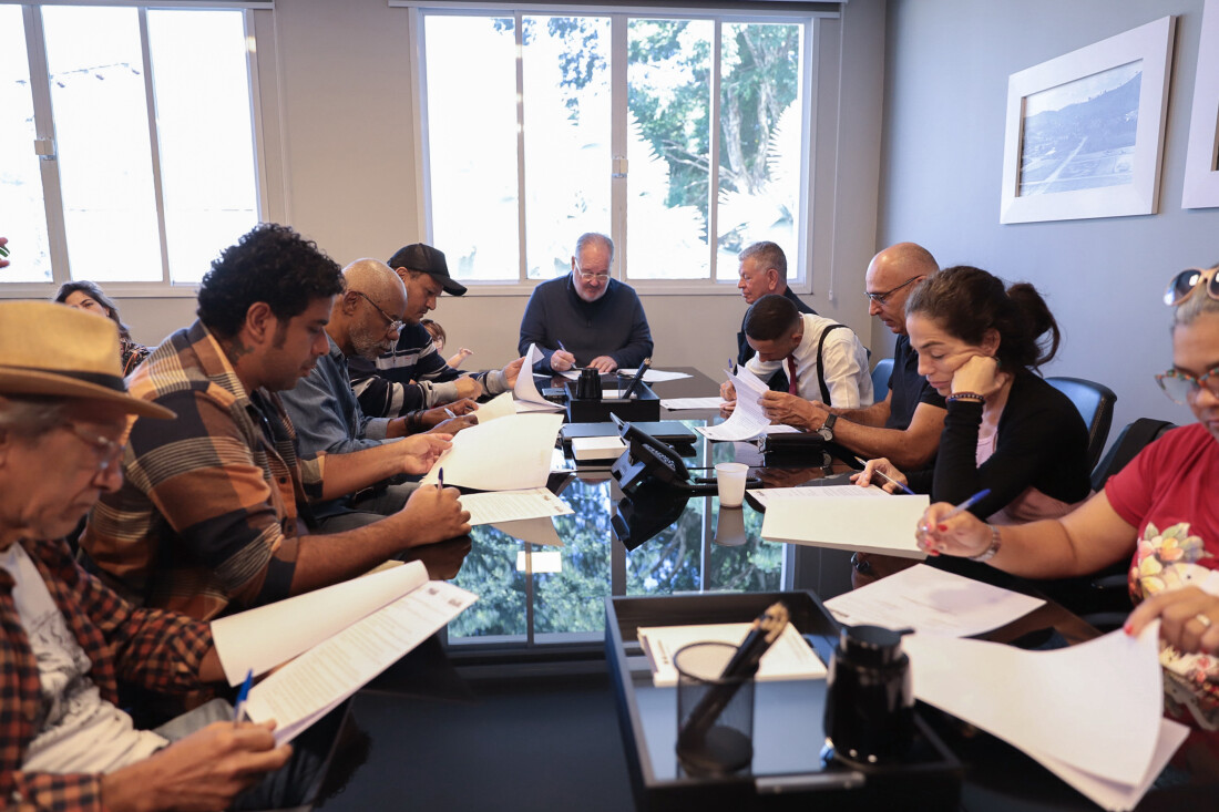 Prefeitura de Guararema assina termo de colaboração com artistas da cidade