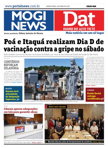 Edição Mogi News/DAT - 8 de maio de 2025