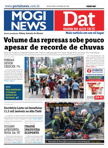 Edição Mogi News/DAT - 9 de maio de 2025