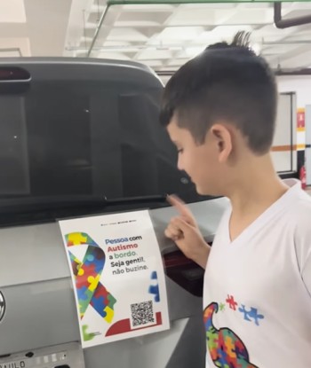 Maio Amarelo: SP alcança 70 mil Identificações Veiculares para pessoas com autismo
