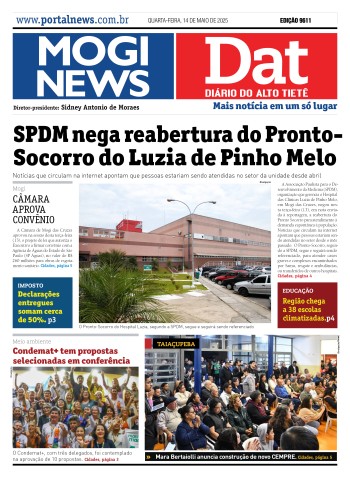Edição Mogi News/DAT - 14 de maio de 2025