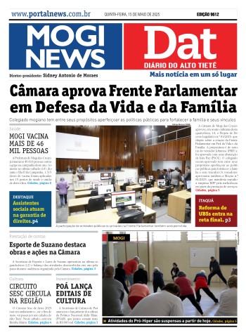 Edição Mogi News/DAT - 15 de maio de 2025
