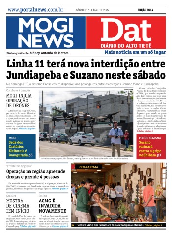 Edição Mogi News/DAT - 17 de maio de 2025