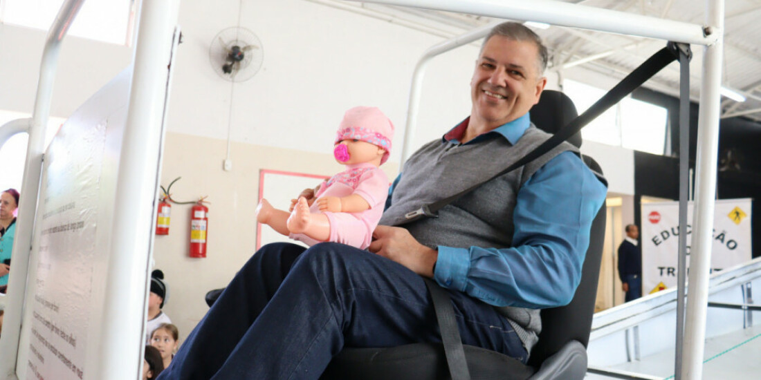 Simulador de impacto é apresentado em escola