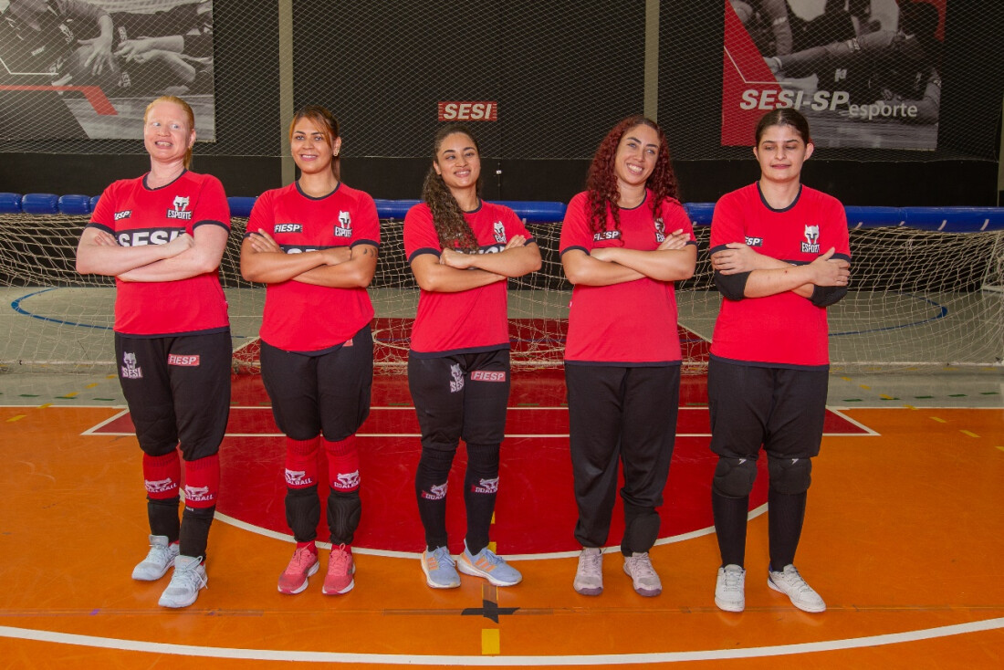 Atletas do Sesi Mogi disputarão o Mundial de Clubes de Goalball na Finlândia