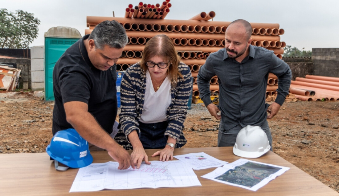 Mogi inicia obras de saneamento em Jundiapeba com investimento de R$ 12,2 milhões