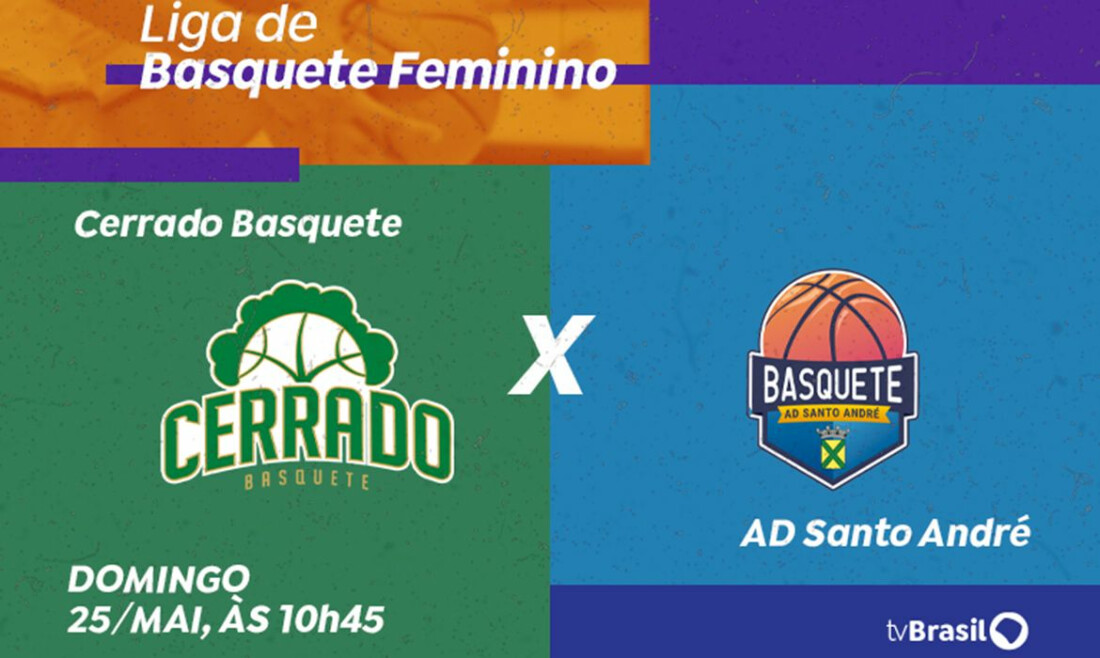 Liga feminina: TV Brasil exibe Cerrado Basquete X AD Santo André