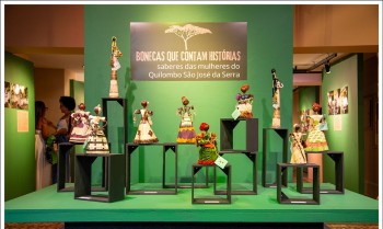 Exposição de bonecas mostra saber quilombola no Rio
