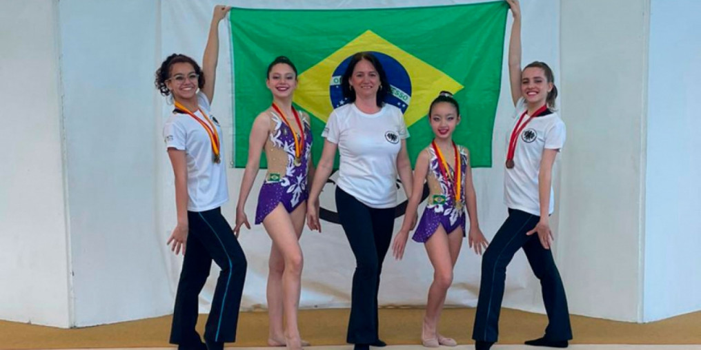 Delegação de Ginástica Rítmica de Mogi conquista medalhas no Chile