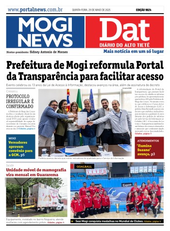Edição Mogi News/DAT - 29 de maio de 2025