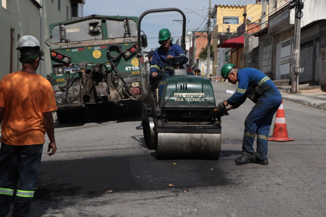 Operação ‘Tapa-Buraco’ contempla 200 vias e ultrapassa mil intervenções em Suzano