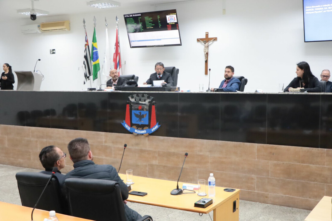 Vereadores de Suzano aprovam sete itens na sessão ordinária