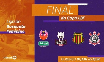 TV Brasil transmite final da Copa de basquete feminino no domingo