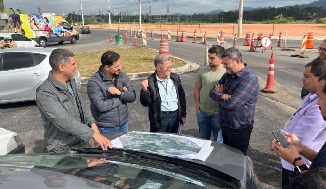 Obras do Corredor Nordeste de Mogi avançam e chegam a 40% do cronograma