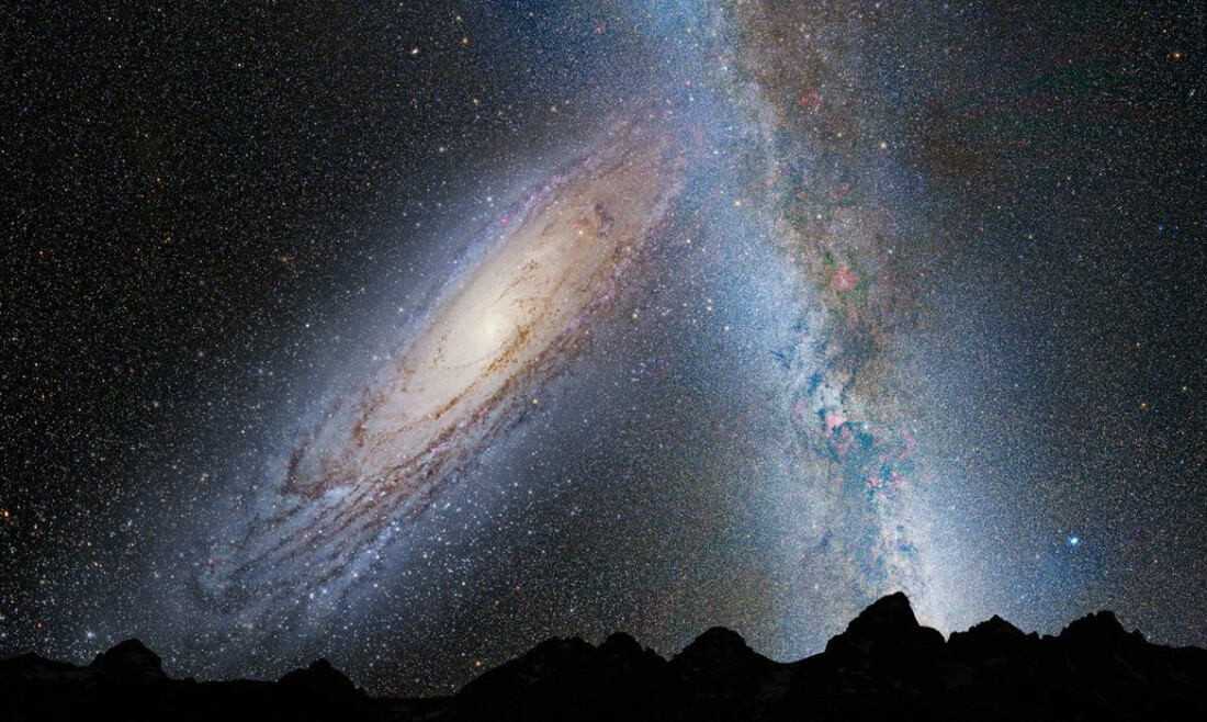 Diminui chance de Via Láctea colidir com galáxia de Andrômeda