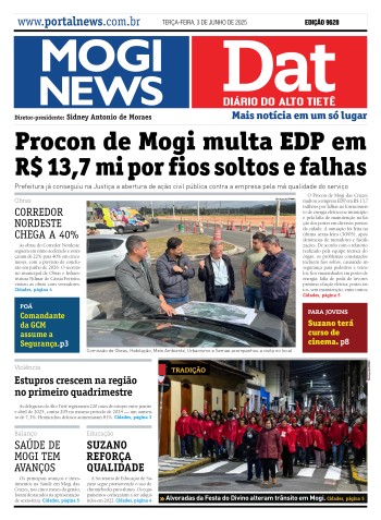 Edição Mogi News/DAT - 3 de junho de 2025