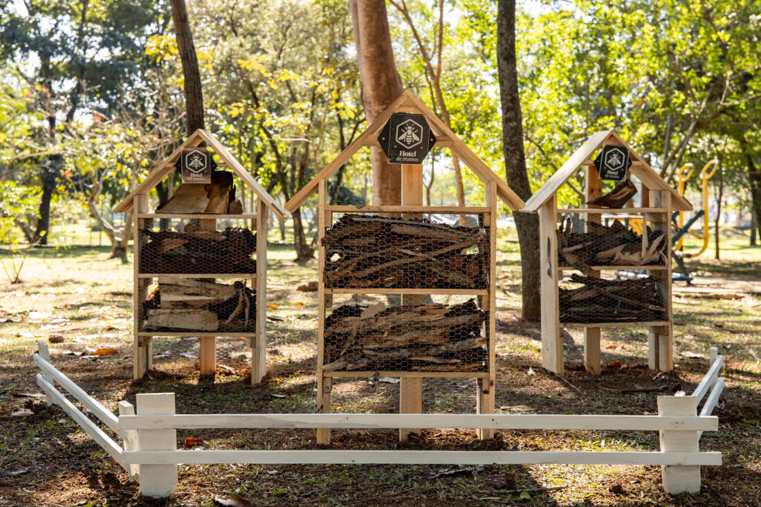 Itaquá inaugura hotel de insetos para conservação da biodiversidade