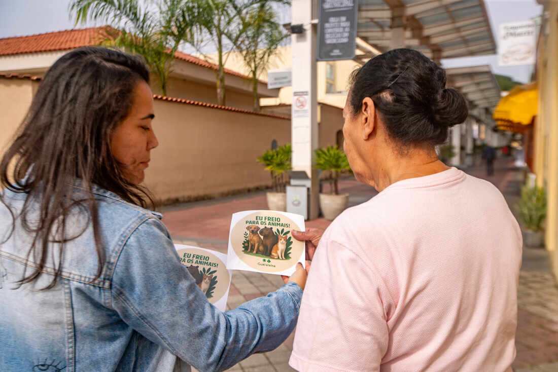 Guararema tem campanha contra o atropelamento de animais e drive-thru da reciclagem