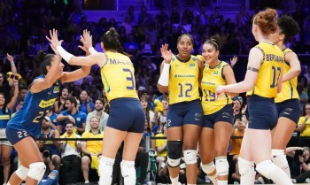Liga das Nações: Brasil derrota EUA e mantém 100% de aproveitamento