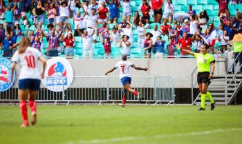 Rhaizza marca três e Bahia derrota Ferroviária no Brasileiro feminino