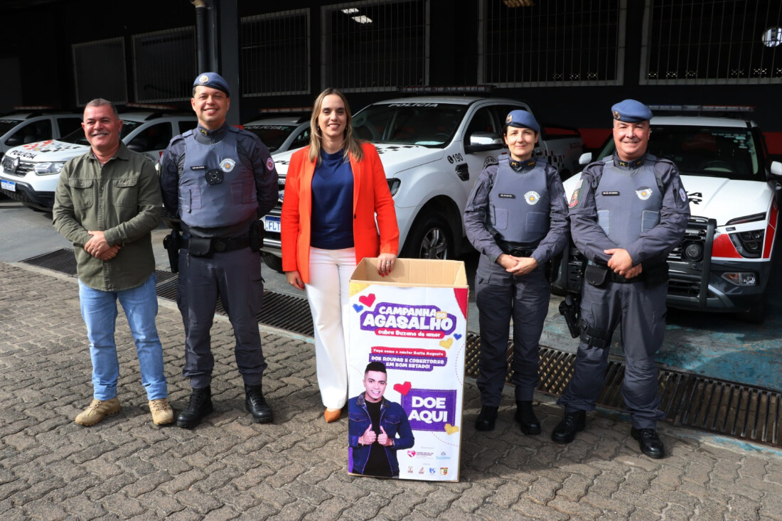 Sede da 4ª Cia. da PM se torna ponto de arrecadação para a Campanha do Agasalho