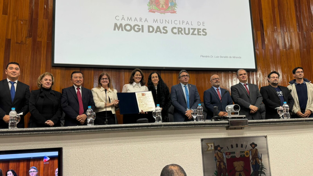 Priscila Yamagami recebe título de Cidadã Mogiana