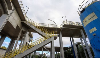 Semae negocia retomada da obra na ETE Leste, paralisada há mais de um ano