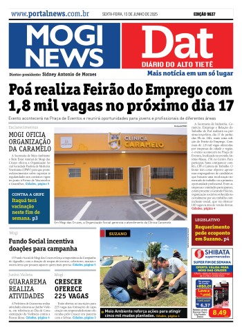 Edição Mogi News/DAT - 13 de junho de 2025