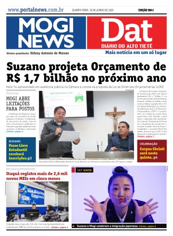 Edição Mogi News/DAT - 18 de junho de 2025