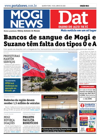 Edição Mogi News/DAT - 19 de junho de 2025
