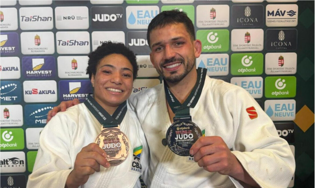 Sem pódio por equipes, Brasil acaba Mundial de Judô com duas medalhas