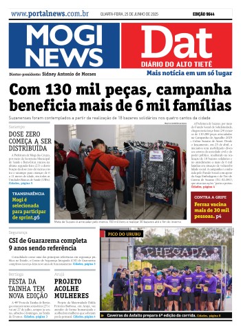 Edição Mogi News/DAT - 25 de junho de 2025