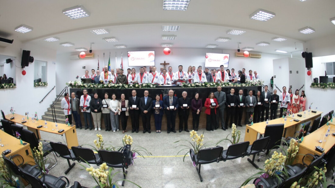 Evento na Câmara de Suzano comemora os 117 anos da imigração japonesa no Brasil