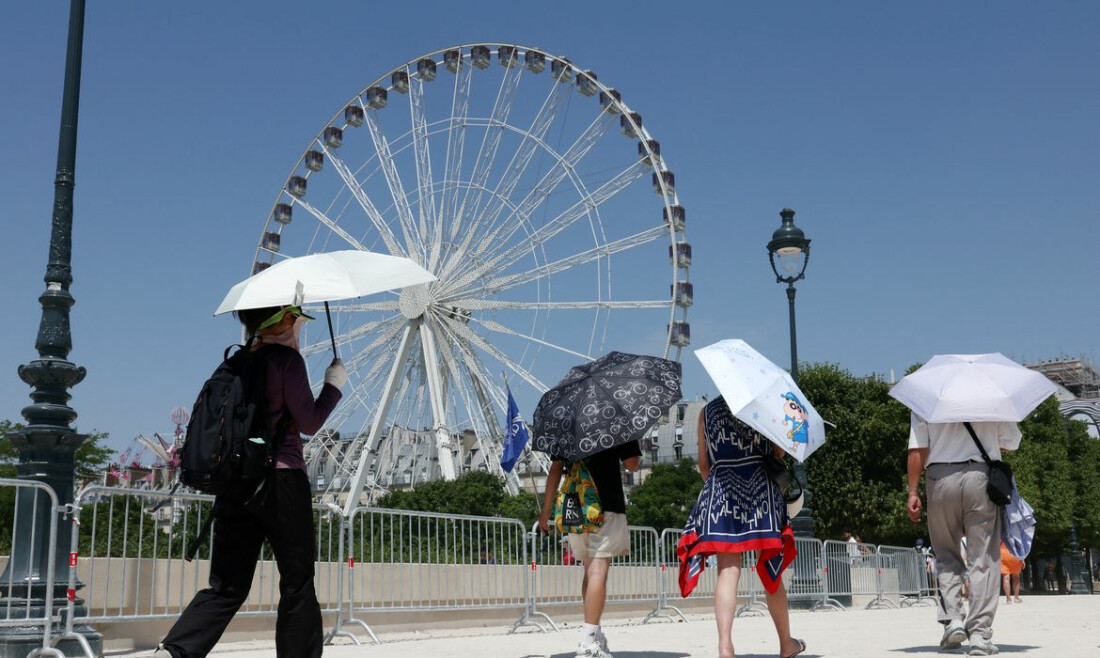 França atinge pico de calor com temperaturas superiores a 41°C