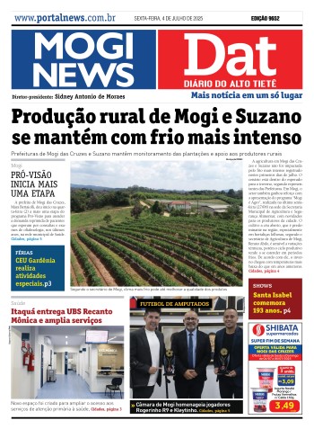 Edição Mogi News/DAT - 4 de julho de 2025