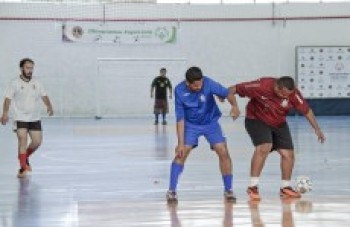 Futsal e bocha na abertura da Special Olympics