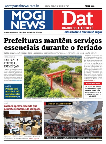 Edição Mogi News/DAT - 9 de julho de 2025