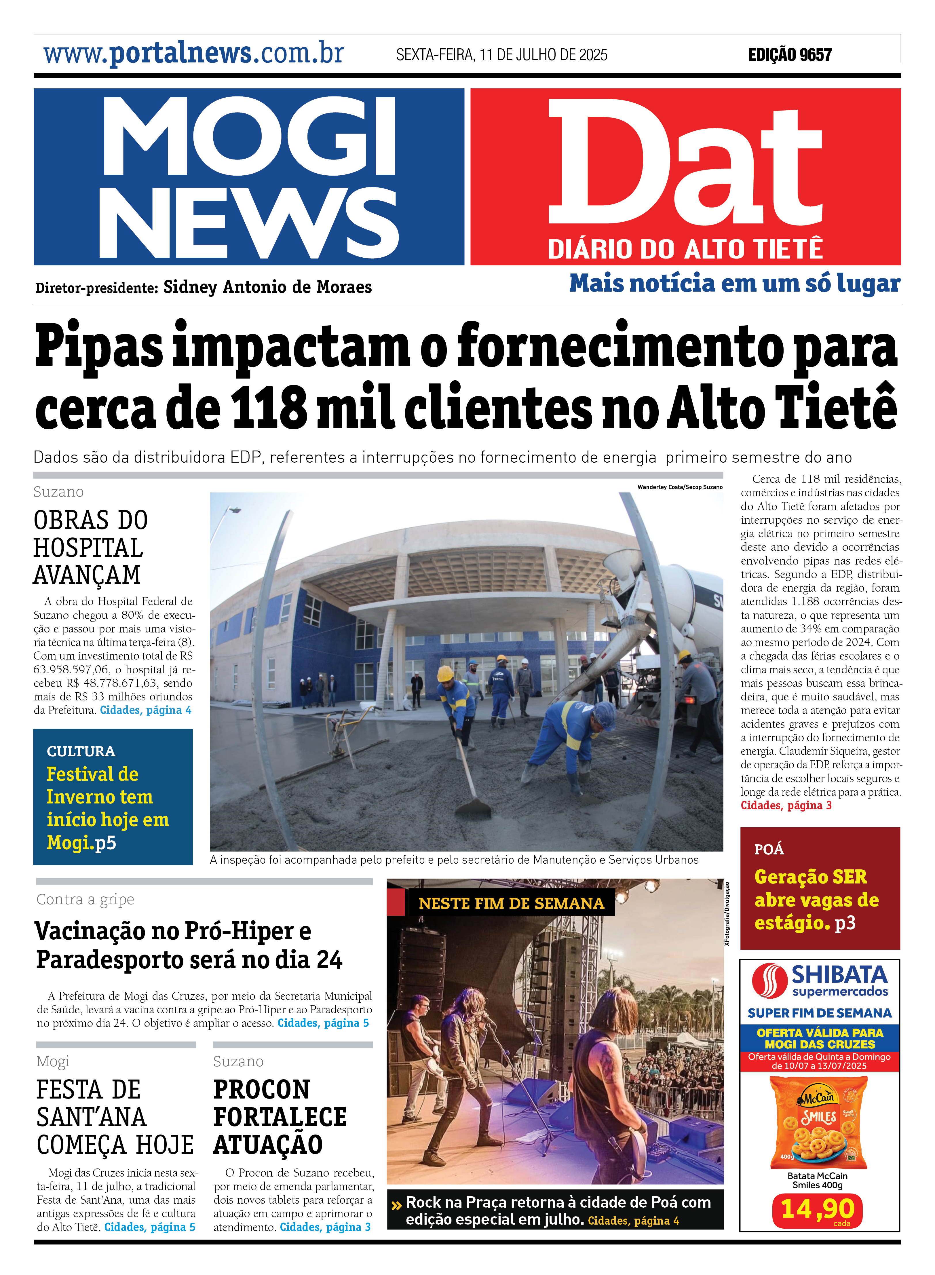Edição Mogi News/DAT - 11 de julho de 2025