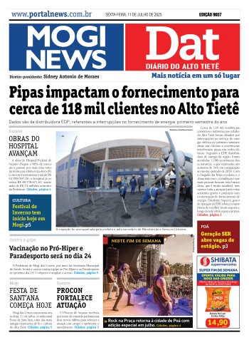 Edição Mogi News/DAT - 11 de julho de 2025