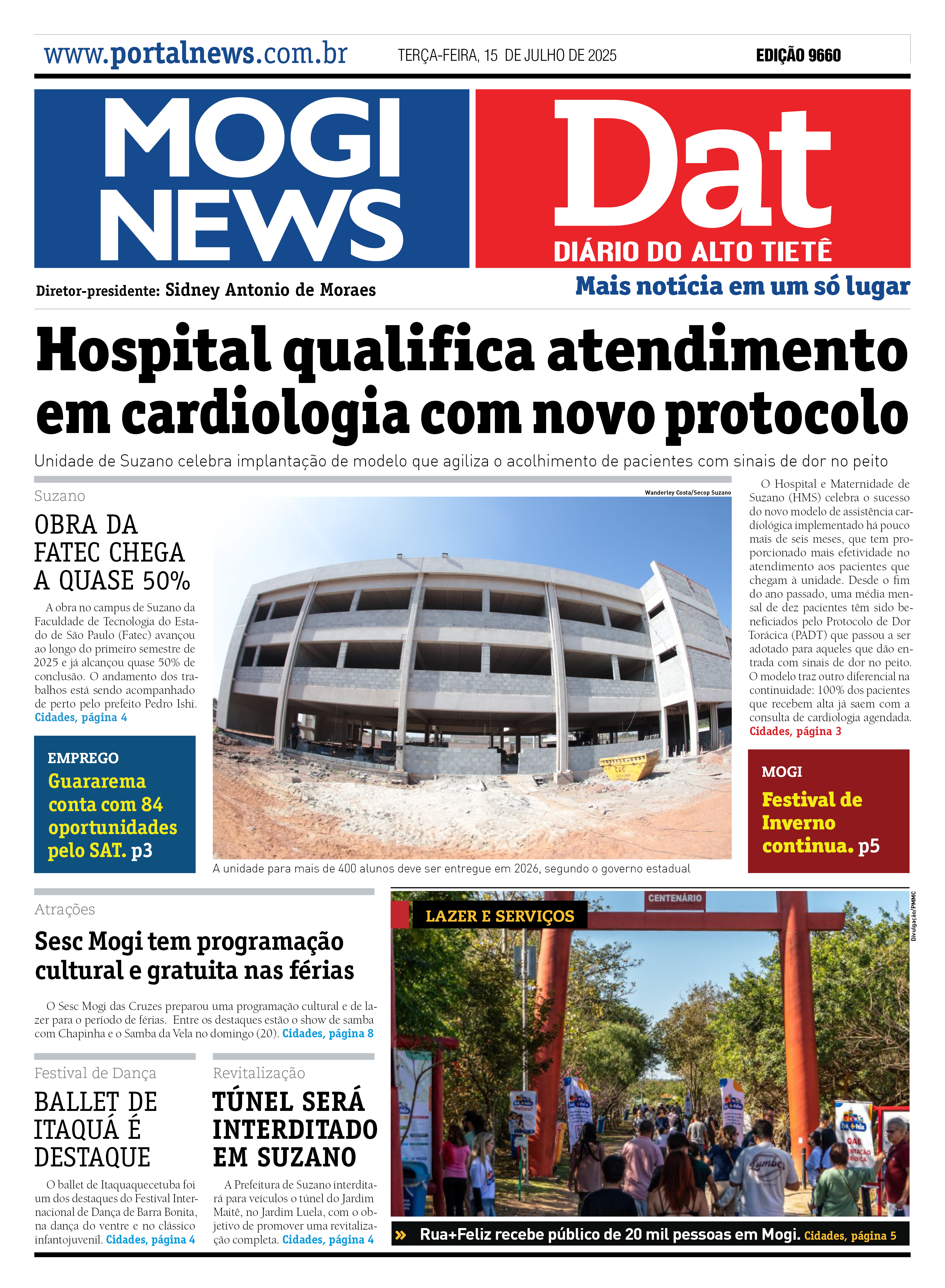 Edição Mogi News/DAT - 15 de julho de 2025