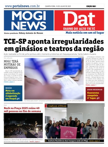 Edição Mogi News/DAT - 16 de julho de 2025