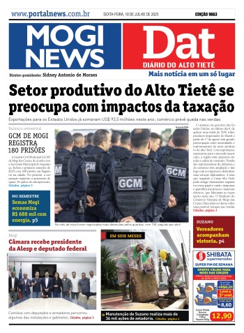 Edição Mogi News/DAT - 18 de julho de 2025
