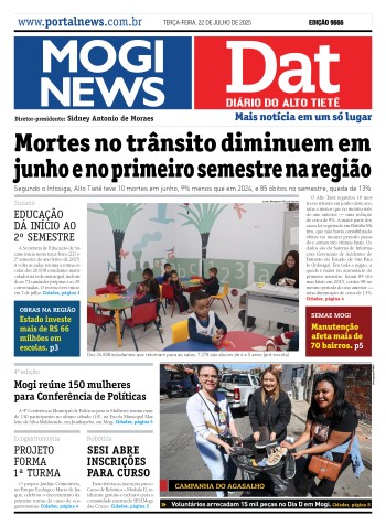 Edição Mogi News/DAT - 22 de julho de 2025