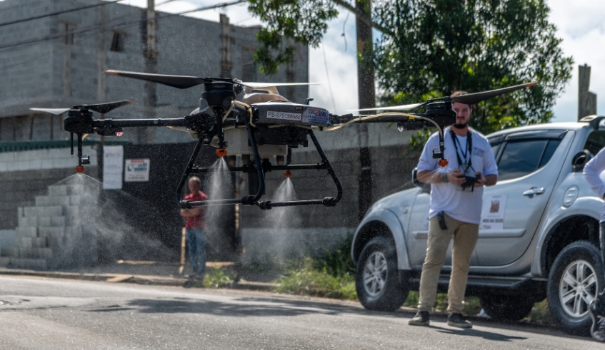 Operação com drones para prevenção da dengue já atuou em mais de 100 imóveis 