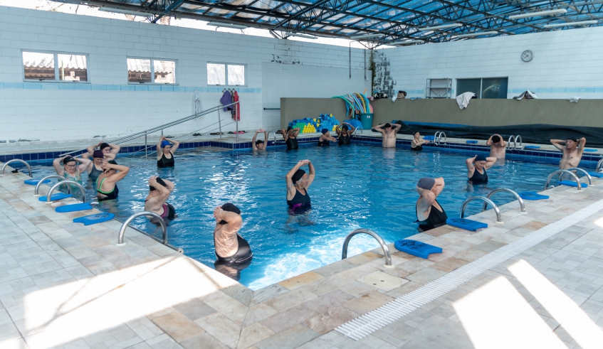 Segunda piscina do Pró-Hiper volta a funcionar e dobra vagas para aulas de hidroginástica