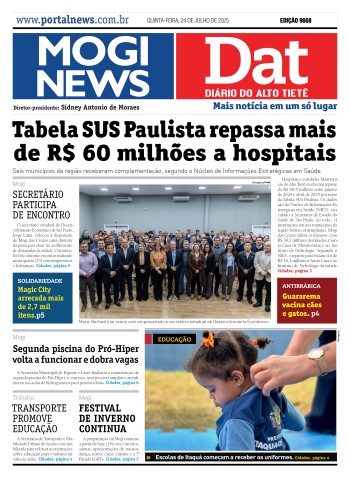 Edição Mogi News/DAT - 24 de julho de 2025